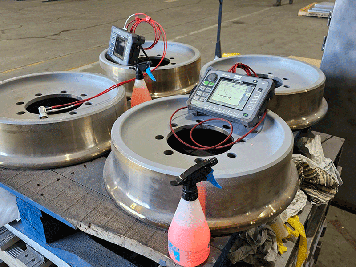 Ultrasonic thickness testing